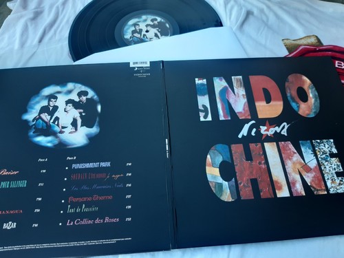 Indochine autographe nicola - indochine, lp