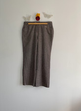 Caroll – Pantalon au joli détail fleur en laine mélangée