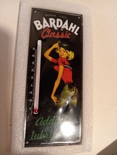 Bardahl Classic Pin up additifs et lubrifiants thermometre tole Neuf en boite