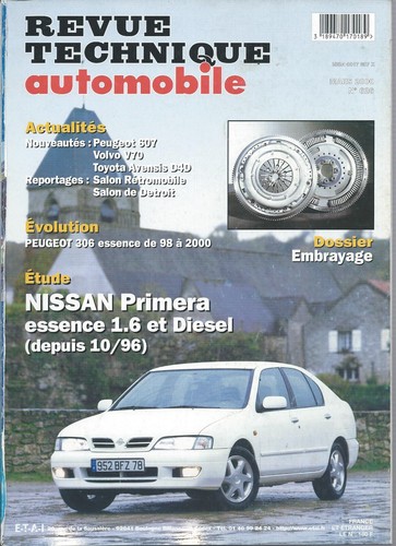 Revue technique nissan - nissan, primera