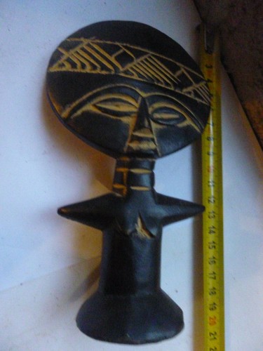 Statuette ashanti poupée - statuette, de