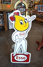 Plaque émaillée ESSO huile automobile enamel sign emailschild