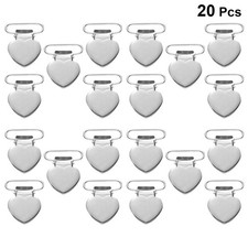 20 Pcs Pinces À Bavoir Bébé