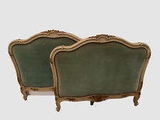Banquette lit de repos en bois laqué et doré XX siècle