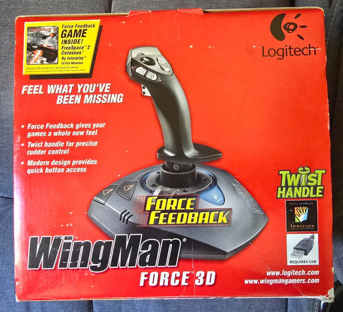 Logitech wingman force - logitech, 3d