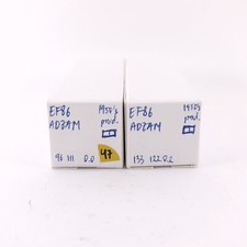 2 x TUBES ADZAM EF86. PROD des