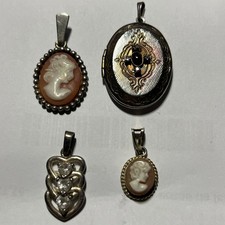 Lot Pendentif Argent Ancien 