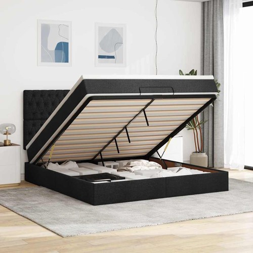 Lit coffre avec matelas - , led