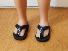 Chaussure tongs noir 55mm - noir,