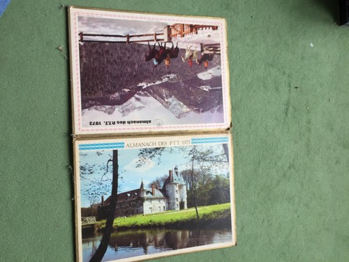 Calendrier almanach ptt - almanach, 1973