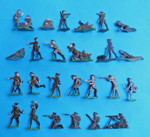 Plats étain zinnfiguren - plats, d'étain