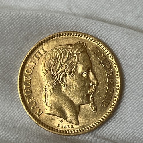France 1862 gold francs - france,