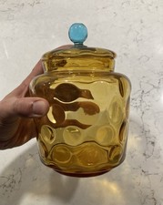 Ancien pot à bonbons en verre