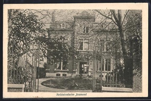 Cpa jeumont des soldatsheim - jeumont,,