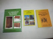 LOT LIVRES STYLES ET MEUBLES REGIONAUX FRANCAIS ET ARGUS DU MEUBLE REGIONAL.