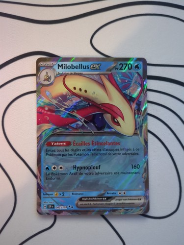 Carte pokémon milobellus - carte, ex