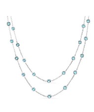 14k White Gold Necklace With