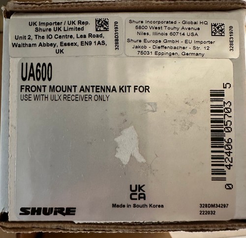 Shure ua600 front mount - front,
