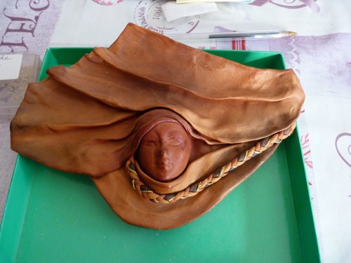 Masque cuir cmx14 cm - 21,