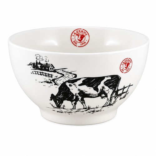 Bol porcelaine vache la - vache,