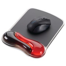 Kensington Duo Gel Tapis de souris K62402AM Noir, Rouge