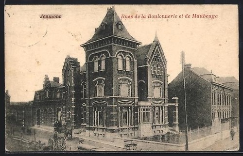 Cpa jeumont rues la - cpa, de