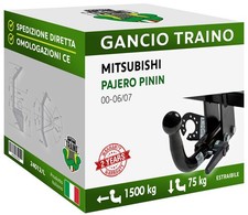 Attelage Démontable Horizontale Mitsubishi PAJERO PININ 4X4 5 portes 00-07 7p