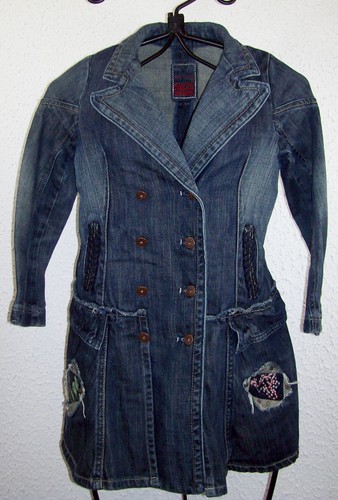 Manteau jean marithé - manteau,