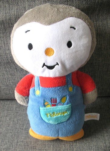Doudou peluche choupi bleu - doudou,