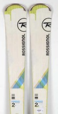 Rossignol FAMOUS 2S white - skis d'occasion Femme