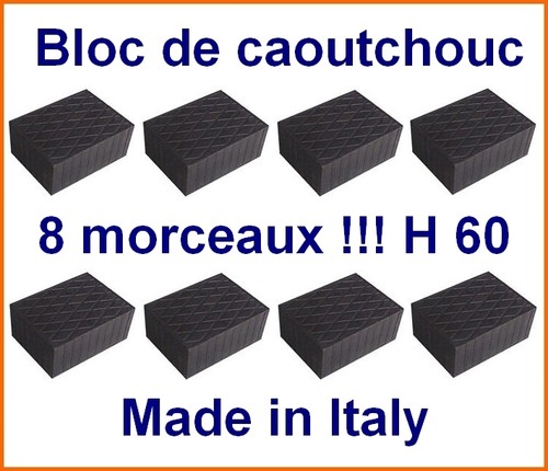 Bloc de caoutchouc - 8,