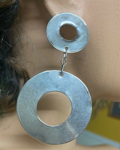Silver earrings dangle - silver,