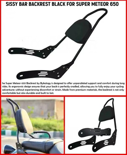 Sissy bar dossier noir - dossier,