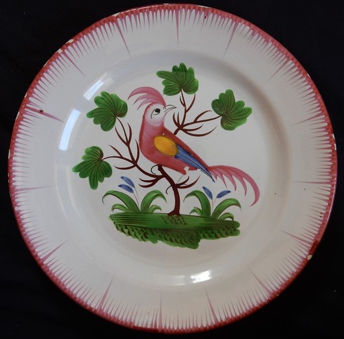 Assiette ancienne faïence de - ancienne,
