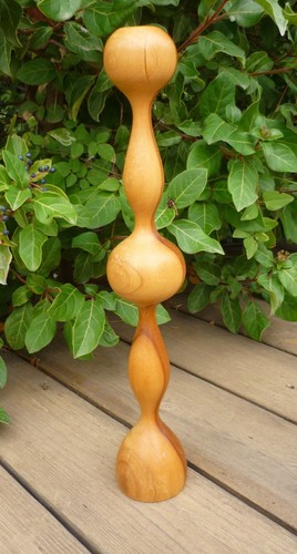 Bougeoir design bois - bougeoir,