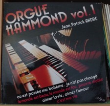 JEAN-PATRICK ANDRE ORGUE HAMMOND VOL.1  FRENCH LP RELASONG 