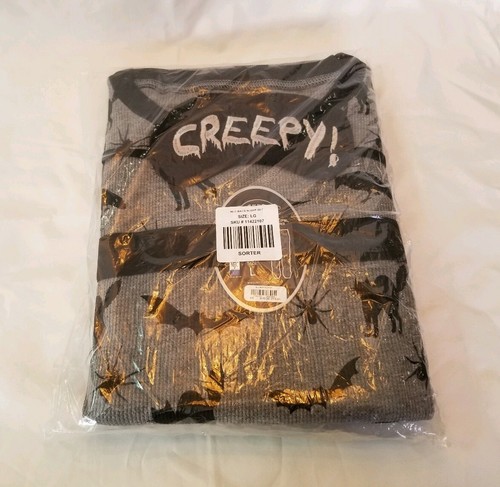 Hot topic size large gray - hot,