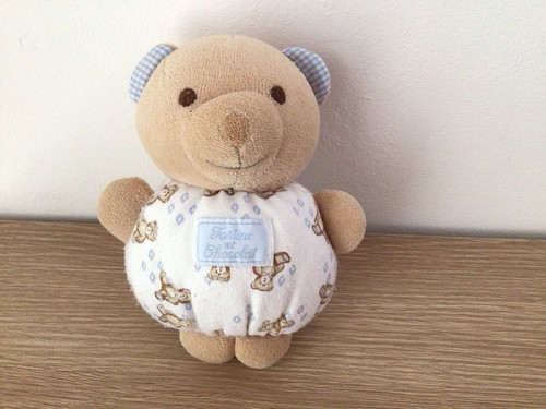 Doudou vintage ours - ours, imprimé