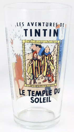 Tintin verre à - tintin, moutarde