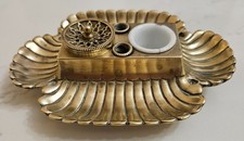 Ancien encrier en bronze