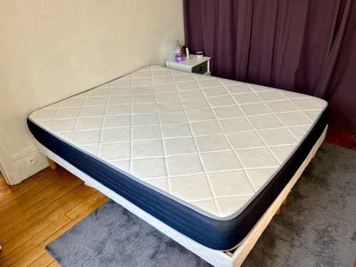 Lit double 160x200cm sommier - double,