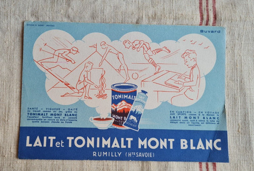 Ancien buvard publicitaire - buvard,