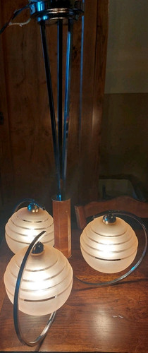 Lustre branches art déco - 3,
