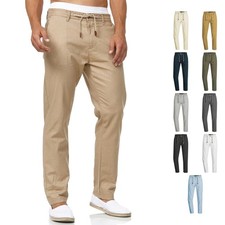 Indicode pantalon lin homme