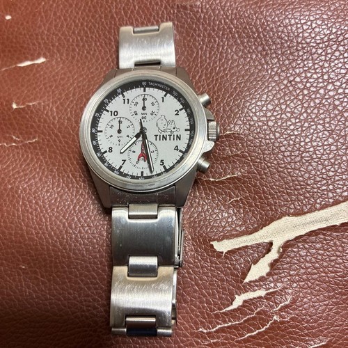 Tintin chronograph watch - tintin,