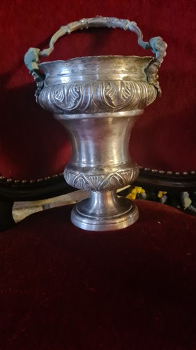 Seau eau benite metal - a,