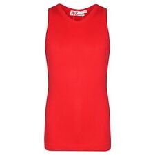 Débardeur Côtelé Fille T Shirt Rouge Jour Du Nez En Coton Mode 2-13 Ans