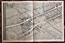 Plan de Paris par Turgot,  1739, planche n° 13. Faubourgs St Martin et St Denis.