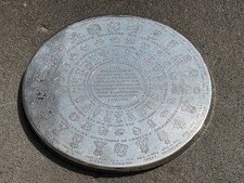 CHRISTOFLE DESSOUS DE PLAT PLAQUE INSCULPATION POINCONS 18 EME FERMIERS GENERAUX