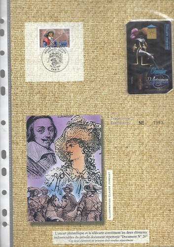 Encart philatélique et - encart,